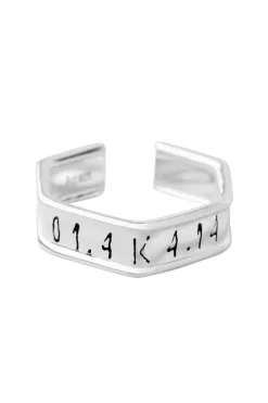 OLAKALA Toast-Clip Ring Silver Shop